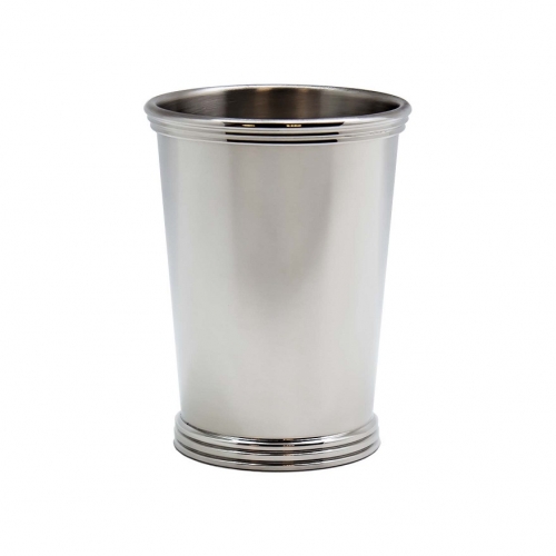 Olde Kentucky Julep Cup Pewter 10 Ounce 4\ Height
10 Oz
Pewter

Care:  Wash your pewter in warm water, using mild soap and a soft cloth. Dry with a soft cloth. Your pewter should never be exposed to an open flame or excessive heat. Store your pewter trays flat, cups upright, etc. to prevent warping. Do not wrap pewter in anything other than the original wrapping to prevent scratching. Never wrap pewter in tissue paper, as fine line scratching will occur. Never put pewter in a dishwasher. Hand wash only.

Interested in stock availability or special ordering items? Looking to order in bulk or an order that is personalized, wrapped, and delivered?  Contact us any time with your questions.
